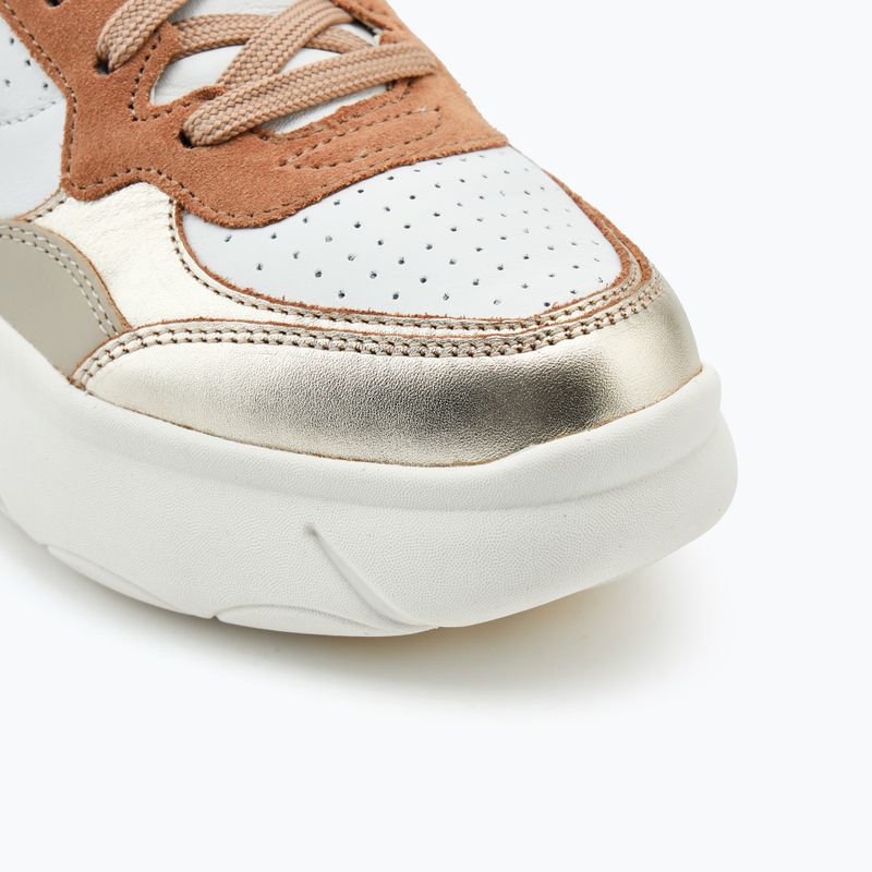 Geox Nebula™ 2.0 X women's shoes whire/light gold 7