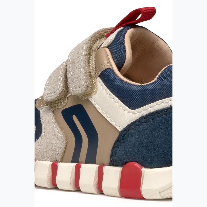 Geox Iupidoo children's shoes beige / navy 8