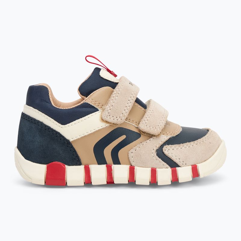 Geox Iupidoo children's shoes beige / navy 2