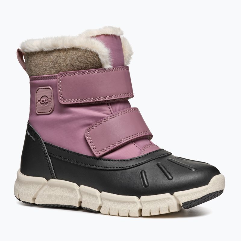 Geox Flexyper ABX dark rose/black junior snow boots