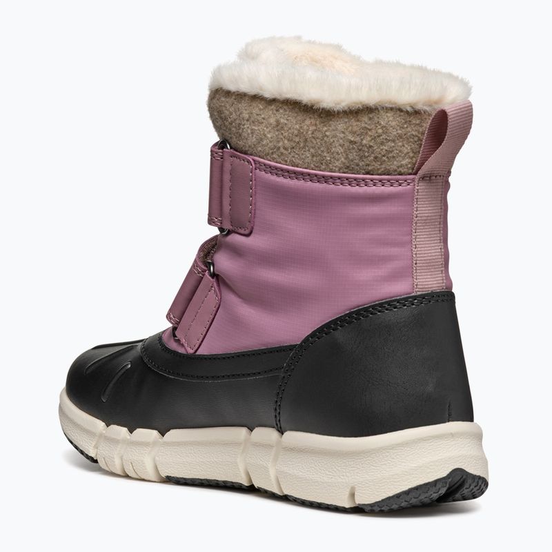 Geox Flexyper ABX dark rose/black junior snow boots 4