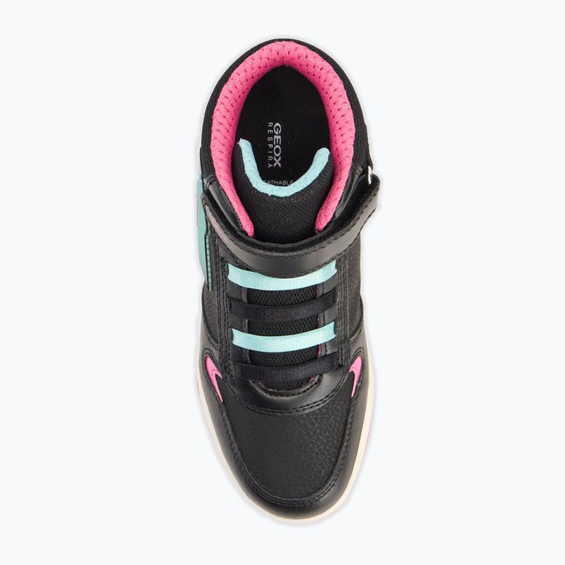 Geox Inek children's shoes black / aqua 5