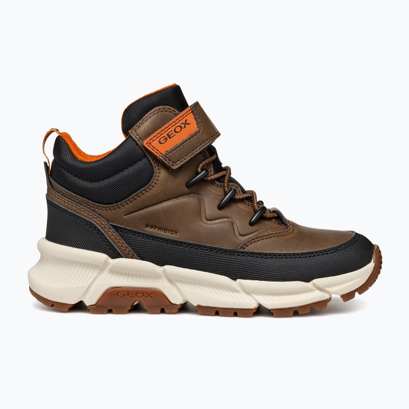 Geox Flexyper Plus brown cotto / black junior shoes 2