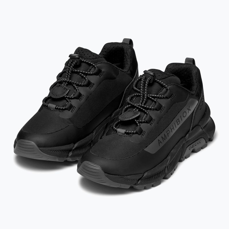 Geox Flexyper Plus ABX black/dark grey junior shoes 10