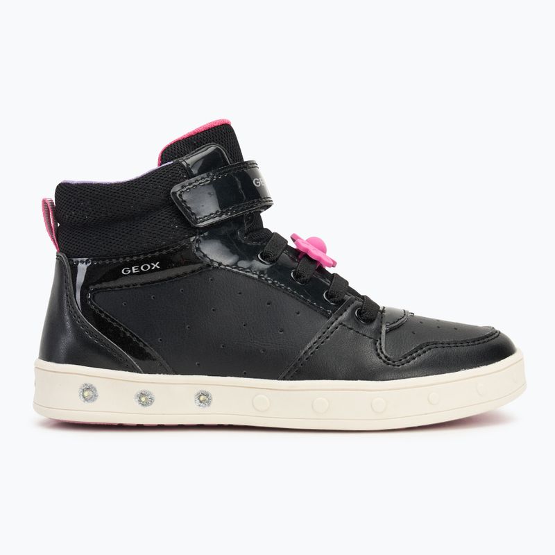 Geox Skylin black/fuchsia children's shoes 2