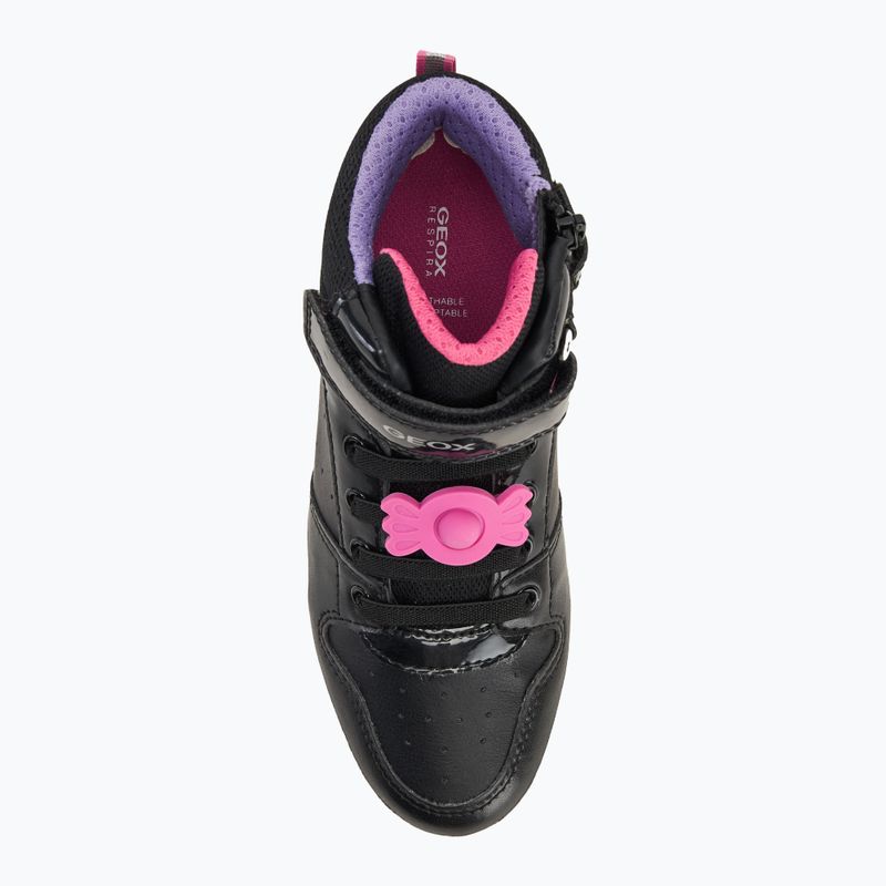 Geox Skylin black/fuchsia children's shoes 5