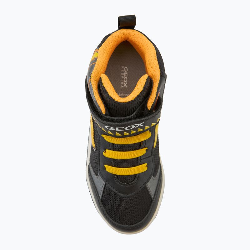 Geox Inek junior shoes black/yellow 5