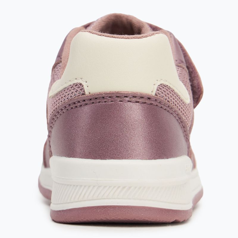Geox Rishon dark pink/old white children's shoes 6