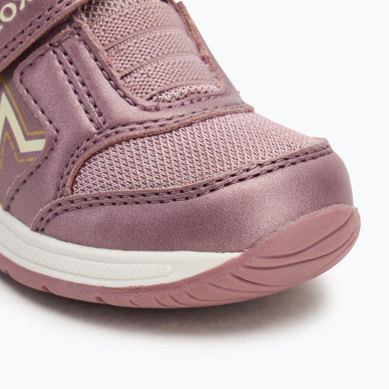 Geox Rishon dark pink/old white children's shoes 7