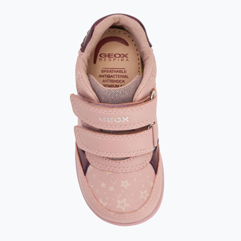 Geox Elthan antique rose/prune children's shoes 5