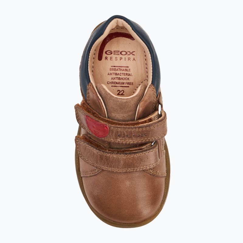 Geox Macchia cognac children's shoes 5