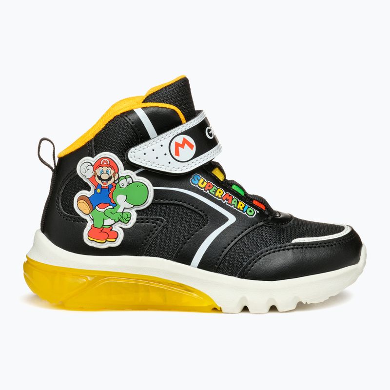 Geox Ciberdron black/yellow junior shoes 2