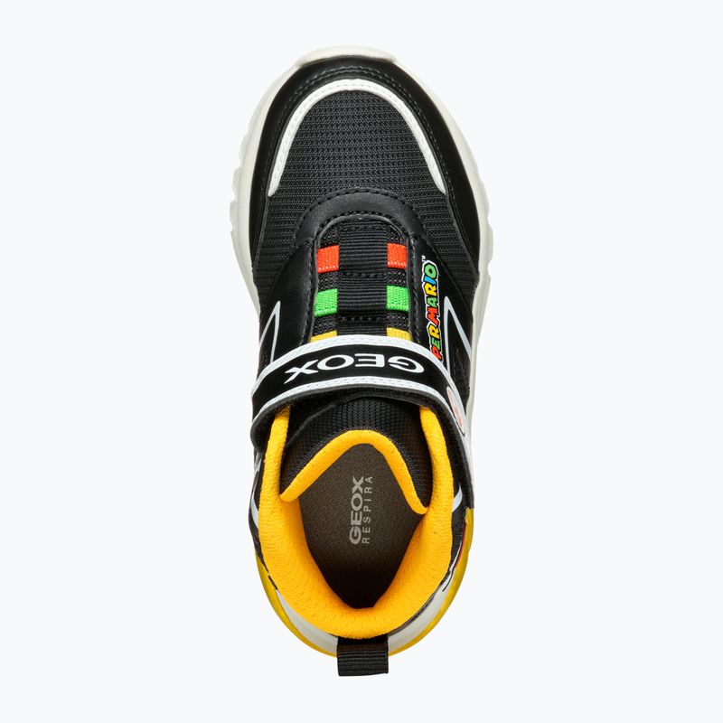 Geox Ciberdron black/yellow junior shoes 5