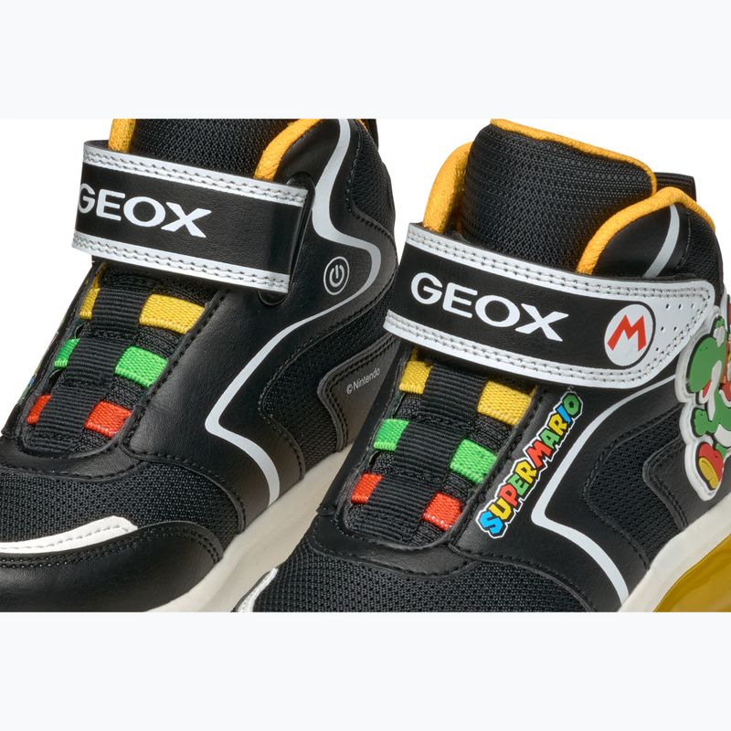 Geox Ciberdron black/yellow junior shoes 7