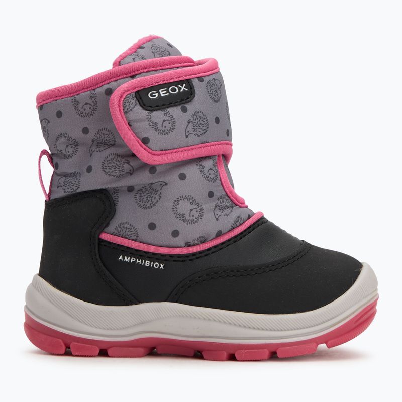 Geox Flanfil ABX children's snow boots black / fuchsia 2