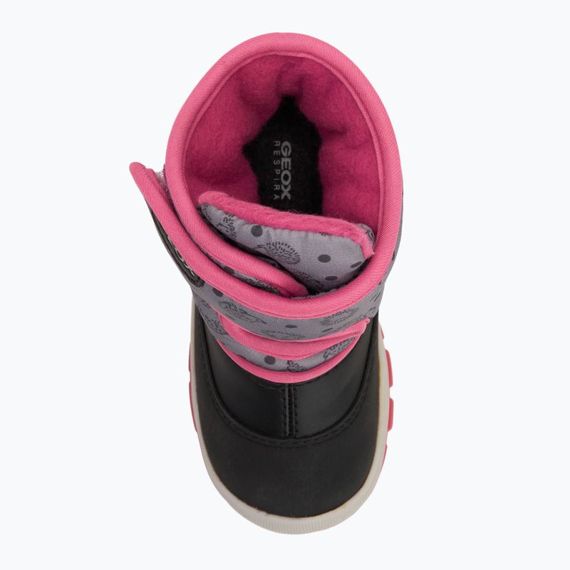 Geox Flanfil ABX children's snow boots black / fuchsia 5
