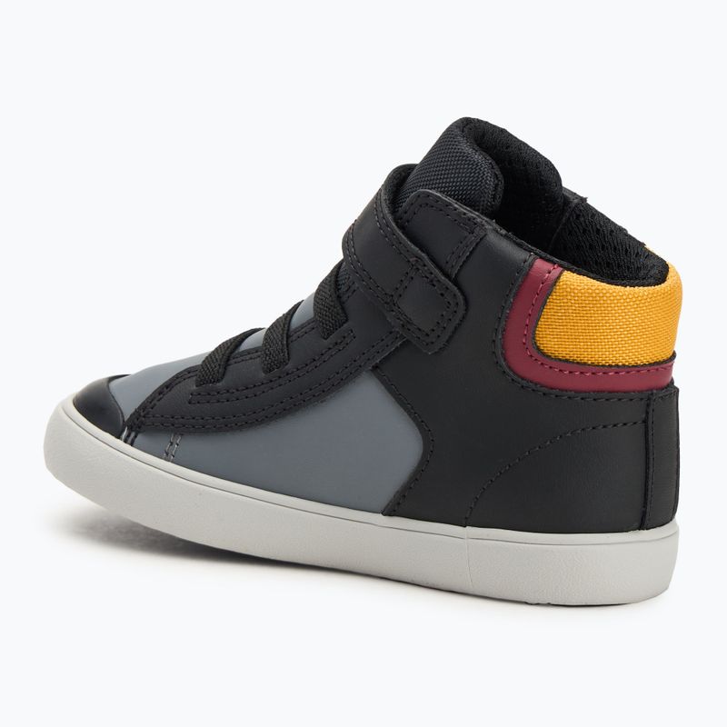 Geox Gisli black/burgundy children's shoes 3