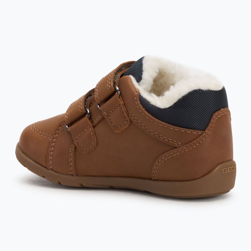 Geox Elthan tobacco / dark yellow children's shoes 3