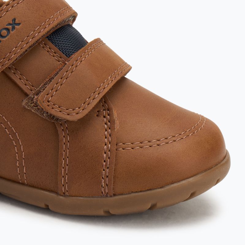 Geox Elthan tobacco / dark yellow children's shoes 7