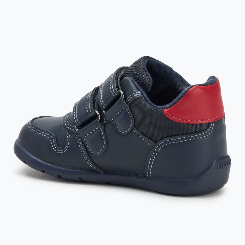 Geox Elthan ocean blue/red children's shoes 3