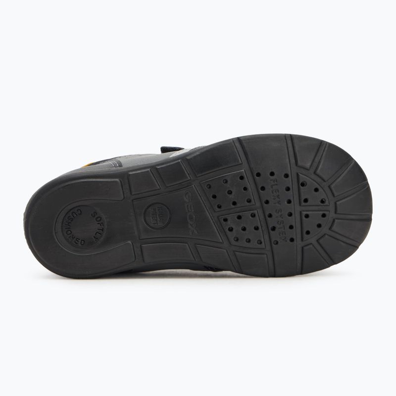 Geox Elthan black/ochre children's shoes 4