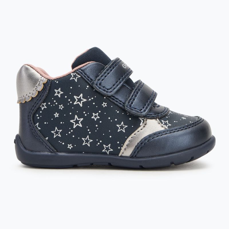 Geox Elthan navy/dark silver children's shoes 2