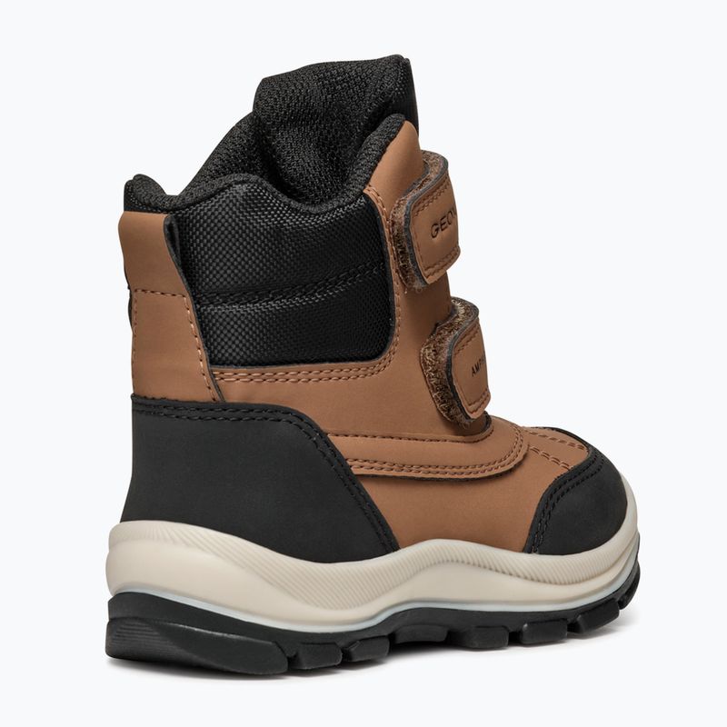 Geox Flantil ABX tobacco/black children's shoes 11