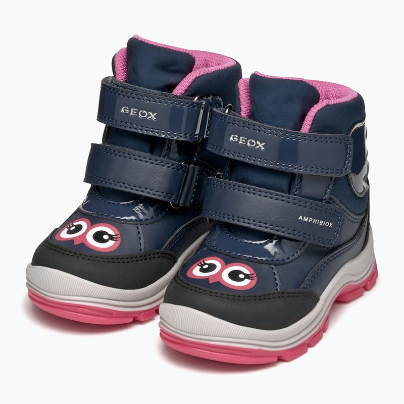 Geox Flantil ABX navy/fuchsia children's shoes 11