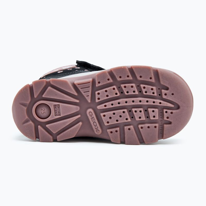 Geox Flantil ABX children's shoes black/old rose 4