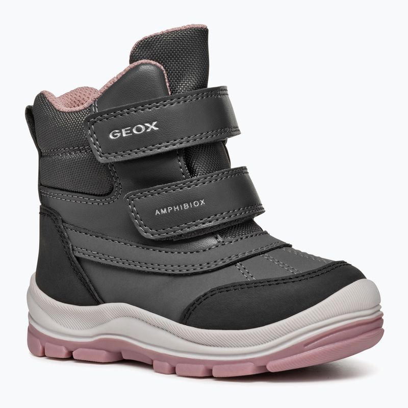 Geox Flantil ABX children's shoes anthracite/dark pink 8