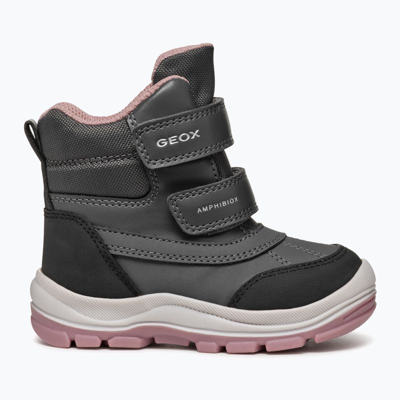 Geox Flantil ABX children's shoes anthracite/dark pink 9