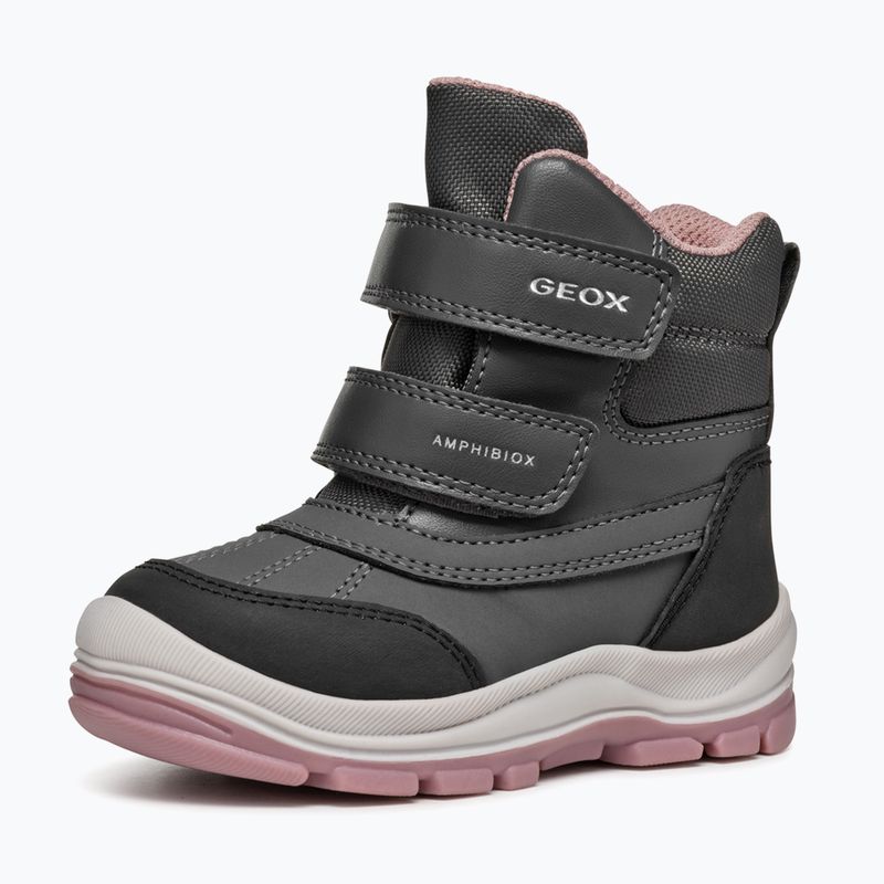 Geox Flantil ABX children's shoes anthracite/dark pink 10