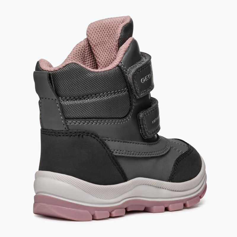 Geox Flantil ABX children's shoes anthracite/dark pink 12