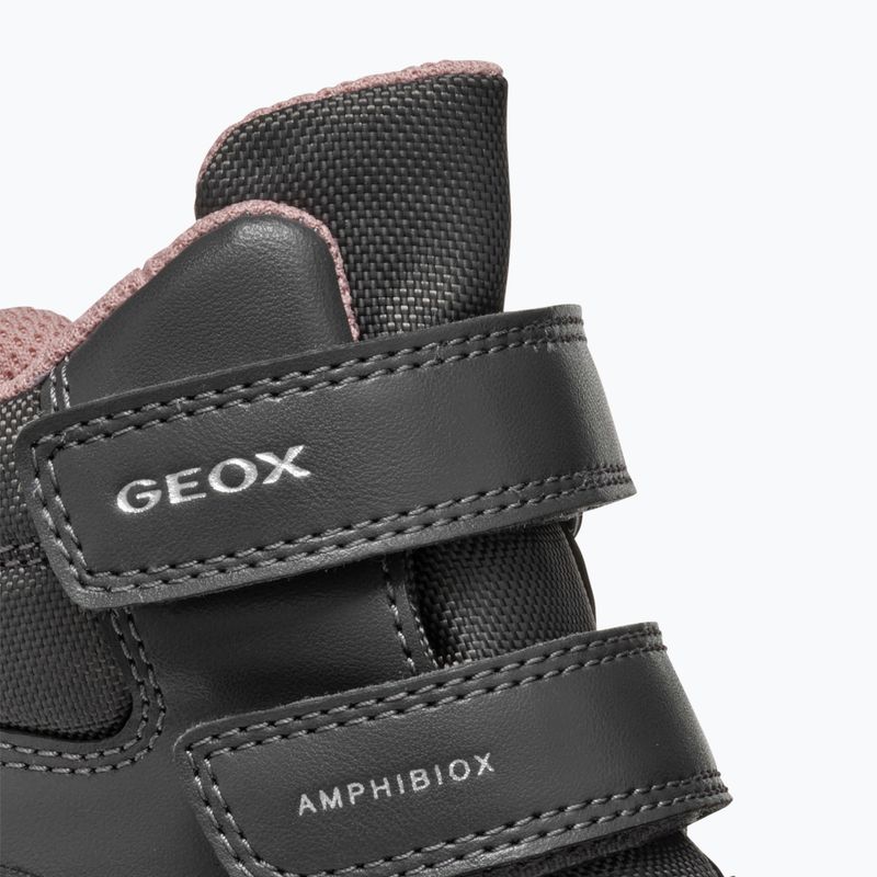 Geox Flantil ABX children's shoes anthracite/dark pink 14