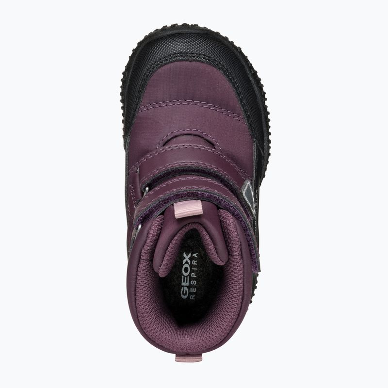 Geox Baltic ABX dark burgundy/black children's snow boots 12