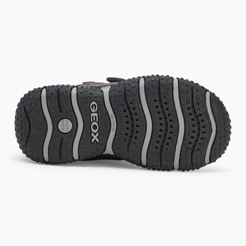 Geox Baltic ABX dark burgundy/black children's snow boots 4