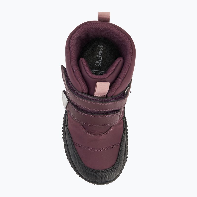 Geox Baltic ABX dark burgundy/black children's snow boots 5