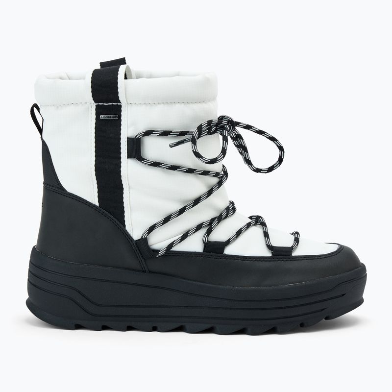 Women's Geox Milleiny ABX snow boots white / black 2