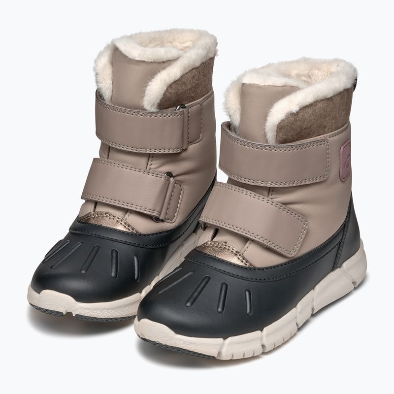 Geox Flexyper ABX dark beige/black junior snow boots 3