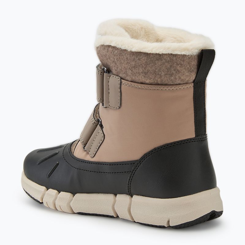 Geox Flexyper ABX dark beige/black junior snow boots 3