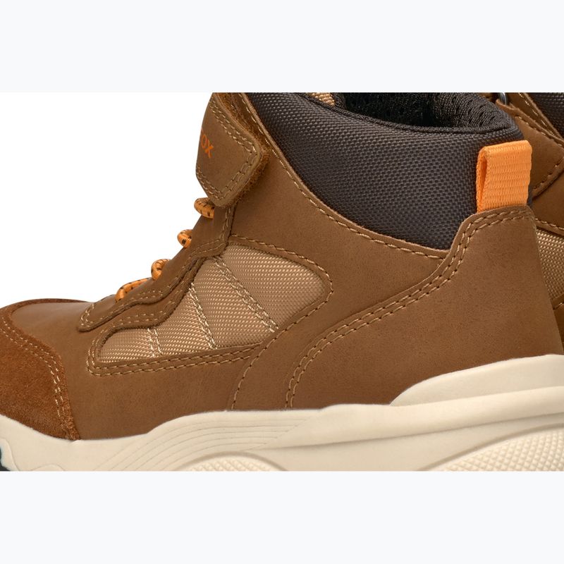 Geox Rooner ABX cognac junior shoes 14