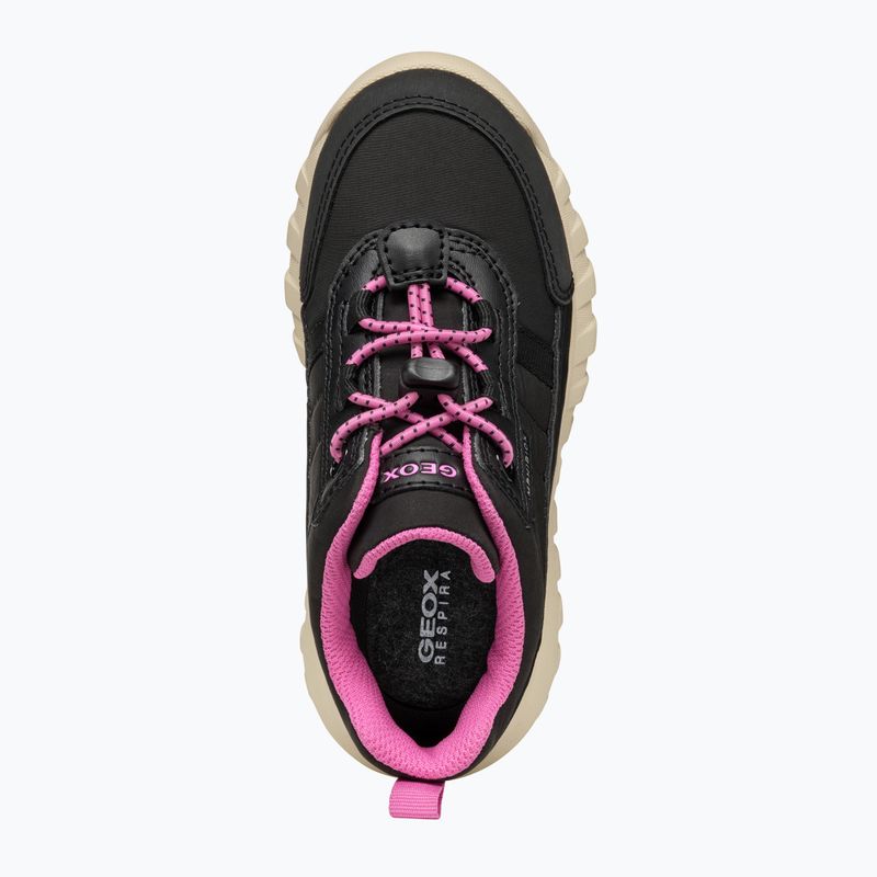 Geox Simbyos ABX black/fuchsia junior shoes 11