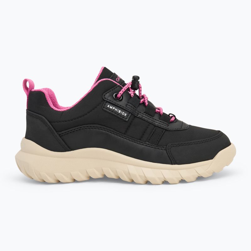 Geox Simbyos ABX black/fuchsia junior shoes 2