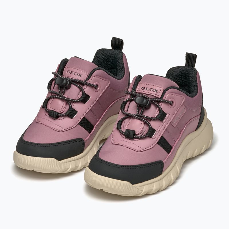 Geox Simbyos ABX junior shoes dark pink/black 3