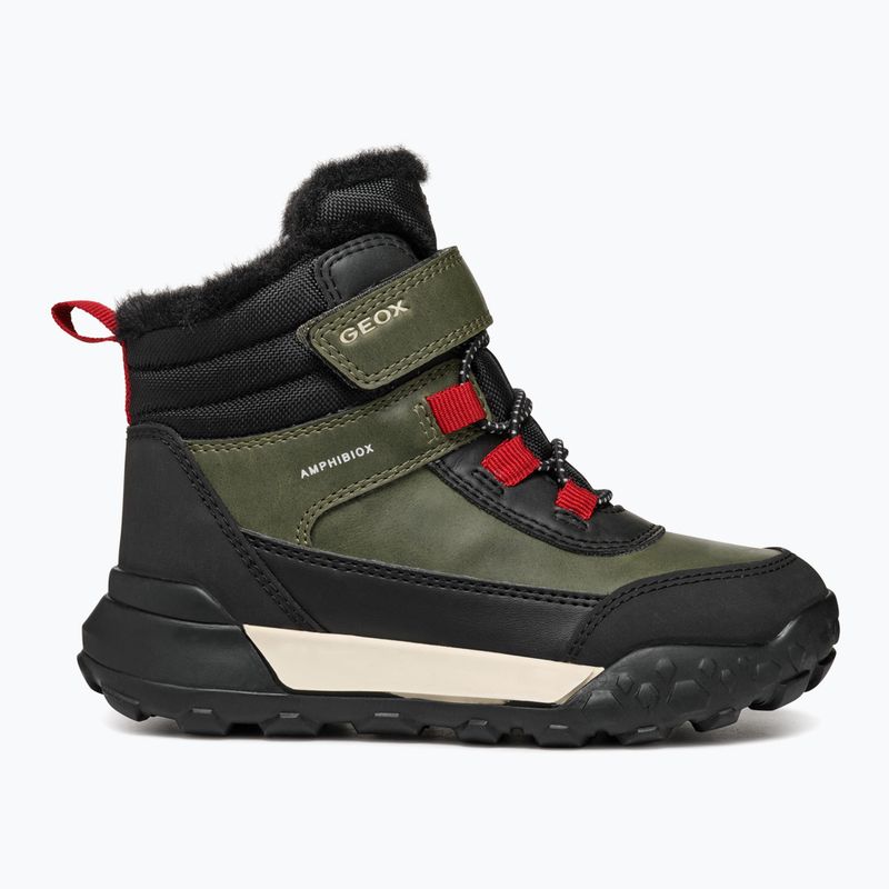 Geox Trekkyup ABX dark green/black junior snow boots 9