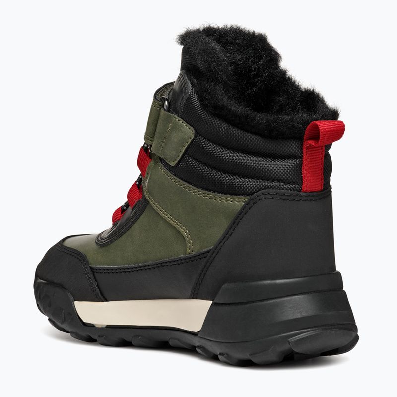 Geox Trekkyup ABX dark green/black junior snow boots 11
