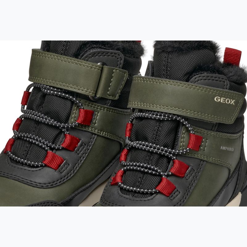 Geox Trekkyup ABX dark green/black junior snow boots 14