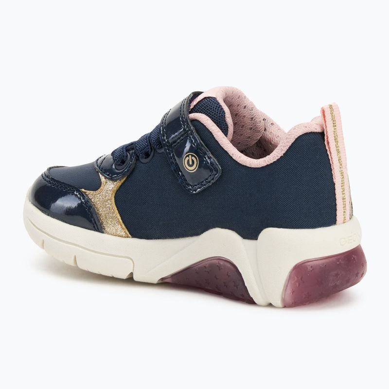 Geox Fadinlight dark navy/platinum children's shoes 3