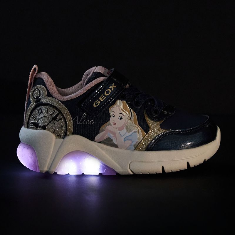 Geox Fadinlight dark navy/platinum children's shoes 8