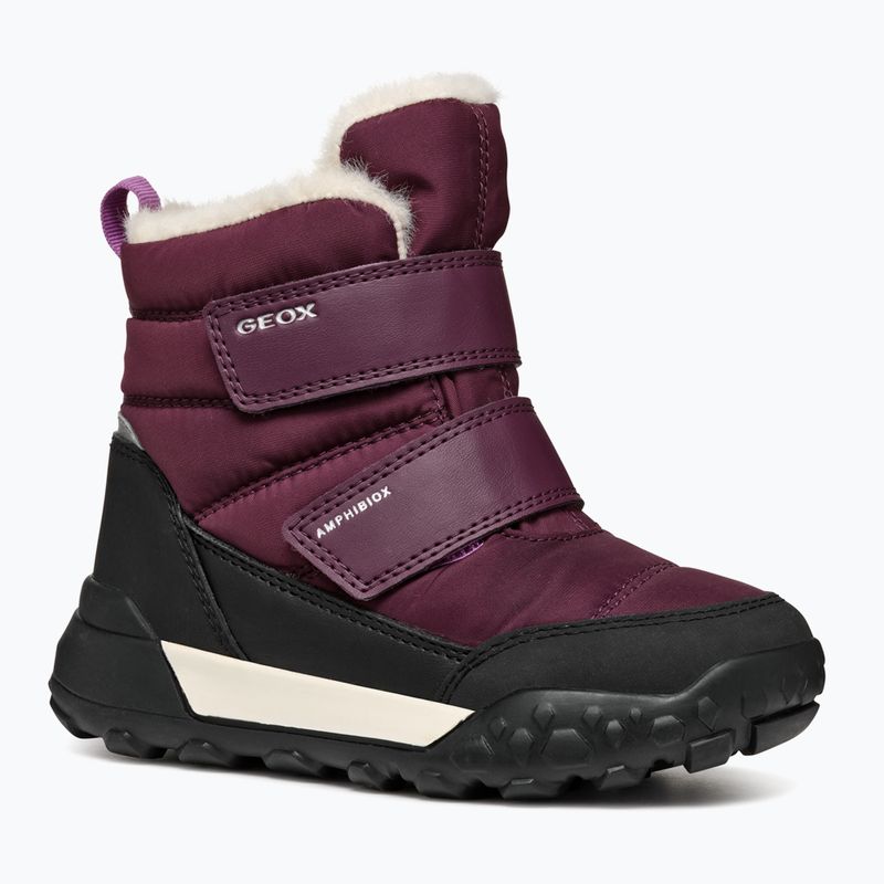 Geox Trekkyup ABX burgundy junior snow boots 8